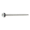 Monster Fastener Silver Ruspert Coated Steel Hex Washer Head Pole Barn Self-Drilling Screws