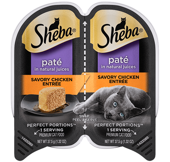 SHEBA® PERFECT PORTIONS™ Premium Paté Savory Chicken Entrée