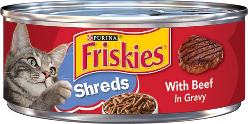 Friskies Shredded Beef Canned Cat Food