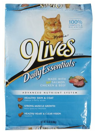 9 Lives Daily Essentials Formula Dry Cat Food