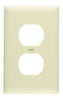 Pass & Seymour Duplex Receptacle Openings, One Gang, Ivory (Ivory)