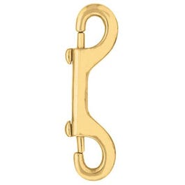 Livestock Hardware, #162 Double Snap, Brass, 4-In.