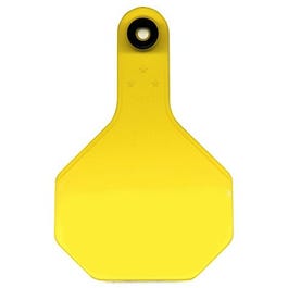 All American Livestock Tag, Blank, Medium, Yellow, 25-Pk.