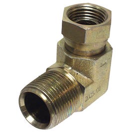 .5-In. Male Pipe x .5-In. Female Pipe Swivel Hydraulic Adapter, 90-Degree Swivel