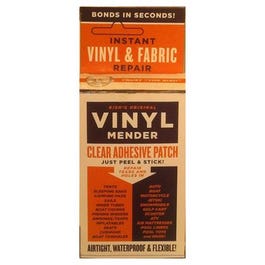 Vinyl & Fabric Tear Mender, Clear Adhesive Patches