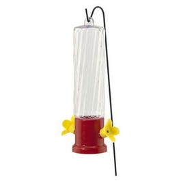 Bird Feeder, Hummingbird, Mini, Stake, 3-oz.