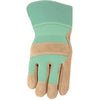 Suede Leather Palm Glove With Breathable Mesh Back, Women's M