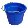 Utility Bucket, Flat Sided, Blue Resin, 8-Qts.