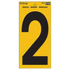 Address Number, Reflective Yellow & Black, 5-In., 2