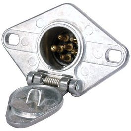 Round Pin Vehicle End Connector, 6-Way