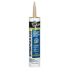 Dynaflex Elastomeric Latex Sealant, Clay, 10.1-oz.