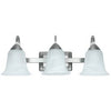 LED Vanity Light Fixture, 3-Light, Brushed Nickel, 26-Watt