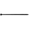 TimberTite Wood Screws, Black Ceramic, 1/4 x 6-In. 50-Pk.