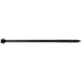 TimberTite Wood Screws, Black Ceramic, 1/4 x 6-In. 50-Pk.