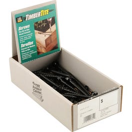 TimberTite Landscape Screws, Black Ceramic, 2-1/2 x 1/4-In., 50-Pk.