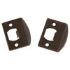 Bronze Full Lip Strike Plated Steel Plate With Adjustable Tab