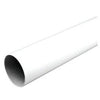 Closet Pole, White Zinc, 6-Ft.