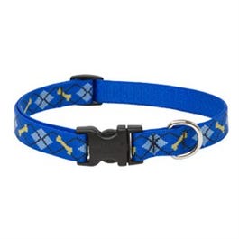 Dog Collar, Adjustable, Dapper Dog, 3/4 x 9 to 14-In.