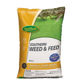 Southern Weed & Feed, 30-0-3 Formula, 5,000-Sq. Ft. Coverage