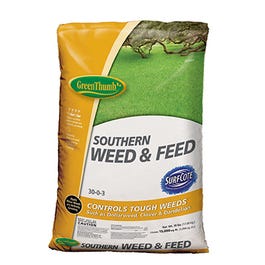 Southern Weed & Feed, 30-0-3 Formula, 15,000-Sq. Ft. Coverage