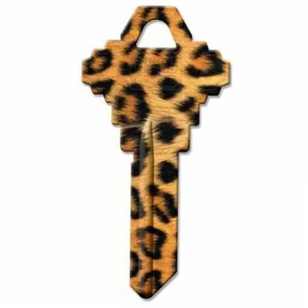 HyKo Products Key Blank - Schlage Sc1-01 (Leopard Pattern)