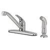 Kitchen Faucet With Spray, Single Lever, Chrome