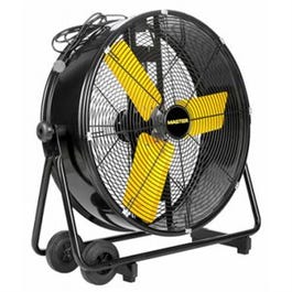 Tilt Barrel Fan, Direct-Drive, High-Velocity, 2-Speed, 24-In.