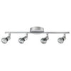 Payton Collection Track Bar, 4-Light, Painted Silver Finish