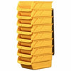 Storage Bin, Yellow Polypropylene, #2, 8-Pk.