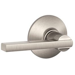 Latitude Passage Door Lever Handleset, Satin Nickel