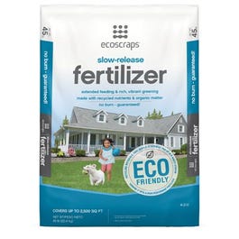 Slow-Release Organic Lawn Fertilizer, 2,500 Sq. Ft. Coverage