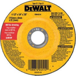 4.5 x .25-In. Fast Metal-Cutting Wheel