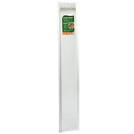 Gutter Guard Screen, White Vinyl, 6-5/8-In. x 3-Ft.