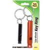 Tube Whistle Key Ring, Assorted, 2-Pk.