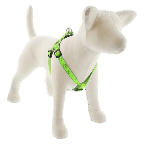 Lupine Pet Reflective Step In Dog Harness (3/4 x 20-30 Green Diamond)