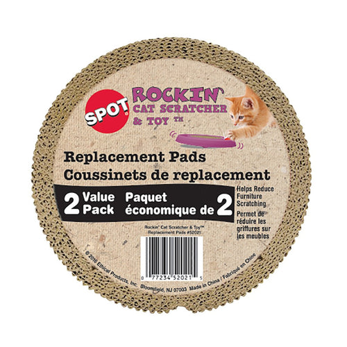 Spot ROCKIN’ CAT SCRATCHER INSERT 5.5″ 2PK