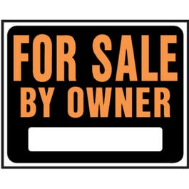 Jumbo For Sale By Owner Sign, Plastic, 15 x 19-In.