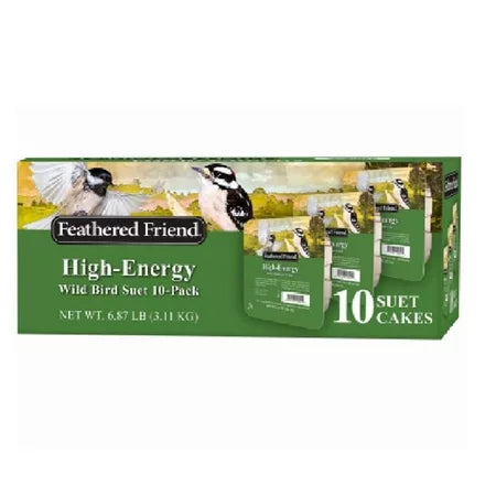 Global Harvest Foods Feathered Friend High-Energy Wild Birds Suet Cake