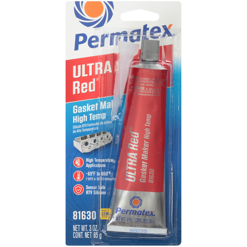 Permatex® Ultra Red® Rtv Silicone Gasket Maker (3.35 oz)