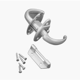 Screen & Storm Door Latch, Push-Pull, Aluminum