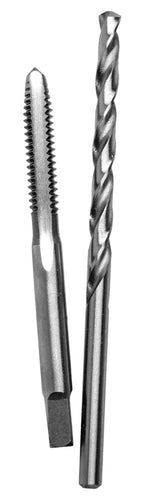 Century Drill And Tool Carbon Steel Plug Tap 10-32 And #21 Wire Gauge Drill Bit Combo Pack (10-32 Tap and #21  Drill)