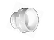 Charlotte Pipe 1-1/2 In. Hub x 1-1/2 In. Mip Schedule 40 Dwv Pvc Adapter (PVC001091000HA)