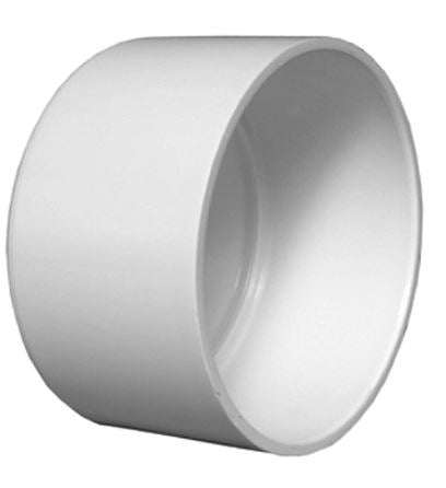 Charlotte Pipe Schedule 40 DWV PVC Cap Solvent Weld (1-1/2