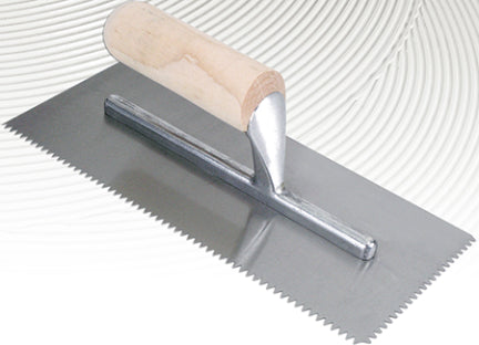 NOTCH TROWEL 3/16 IN X 5/32 IN