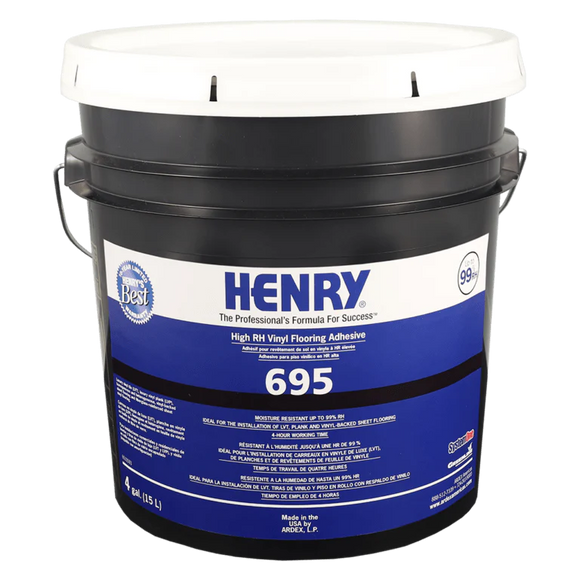 Henry® 695 High RH Vinyl Flooring Adhesive 1 Gallon (1 Gallon)