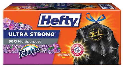 Hefty® Ultra Strong™ Large Trash Bags (30 Gallon, Gray)