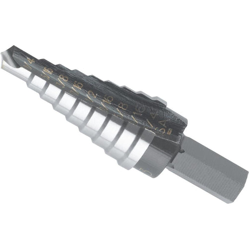 Irwin Unibit 1/4 In. - 3/4 In. #3 Step Drill Bit, 9 Steps