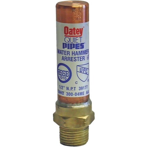 Oatey Quiet Pipes Brass Water Shock Arrestor