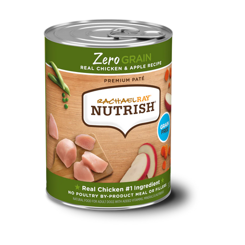 Rachael Ray® Nutrish® Premium Paté Zero Grain Real Chicken & Apple Recipe Wet Dog Food (13 Oz)