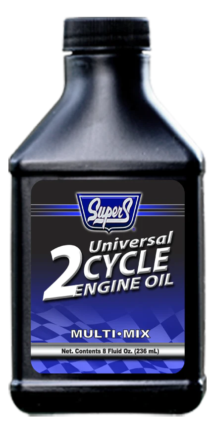 Super S® Universal Air-Cooled Blue 2-Cycle Mixing Oil (8 Oz)